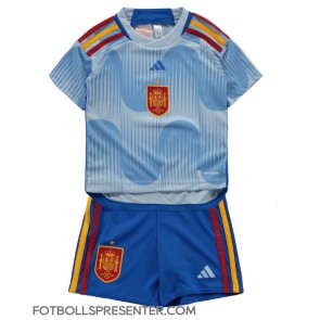 Spanien Bortatröja Barn VM 2022 Kortärmad (+ korta byxor)